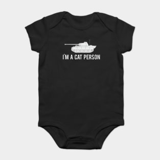 Im A Cat Person Panzer V Panther Baby Bodysuit